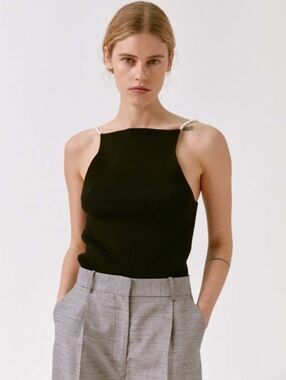 MUSIER PARIS ICONIC LENA PEARL TANK TOP 34|2